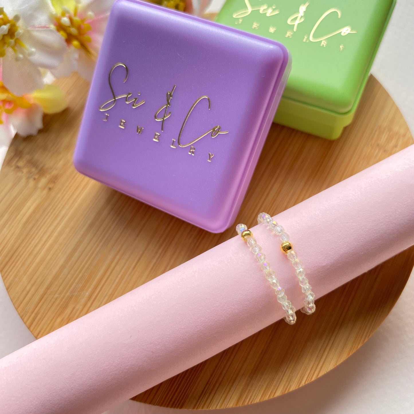 Crystal rings