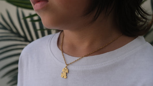 Golden Pup necklace
